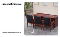 Minimalist Design Long Rectangular Boardroom Table Modern design Rectangular Boardroom Table Spacious surface Meeting Desk Large Seating Capacity for senior managements, Business Professionals, work groups, Conference Room, Training Center