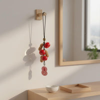 Fruit Rearview Mirror Charm Gift Idea Fruit Mirror Ornament Cute