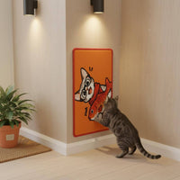 Long-Lasting Wall-Mounted Cat Scratcher Easy to Clean Cat Scratching Pad Reusable for Cabinet