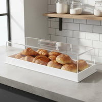 Cake Tray Lid Set Transparent Acrylic Cake Cover Dustproof for Bakers