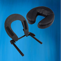 Ergonomic Design Massage Bed Headrest Water-Proof Adjustable Massage Face Cradle Easy to Clean Adjustable Headrest Pillow Lightweight for Salon Professionals, Estheticians, Spa, Medical Facility