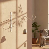 Hanging Bracket Decorative Scroll Plant Hanger Plant Hanger Heavy-Duty Bracket with Scroll Long-Lasting for Gardeners, Garden