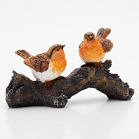 Robin Bird Figurine for Garden & Home Decor, Miniature Landscape Ornament