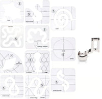 Acrylic Sewing Template Ruler Set 11 Pieces for DIY Clothing