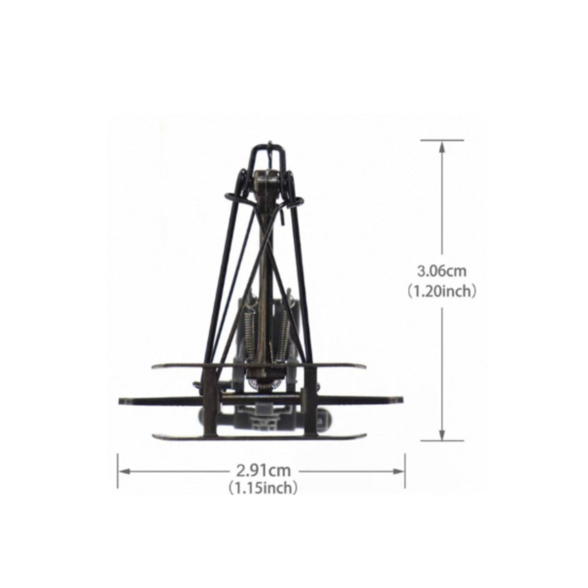Metal Body HO Scale Pantograph Compact Size Single Arm Pantograph Easy to Install Model Train Antenna Rack Upgrade Replacement