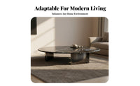 2 Pieces Luxury Design Paired Circular Stands Rounded Edges Home Furnishing Long-Lasting Surface Household Furniture Sturdy and Stable for Interior Designers, Homeowners, Families, Living Room, Lounge Area, Hotel Lobby
