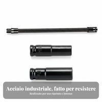 Adattatore da 1/2 Pollice Anti Caduta Adattatore a Impatto Flessibile Metallo