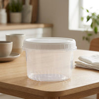 Food Grade PP Transparent Food Storage Containers with Lids, Airtight and Moisture-Proof, for Kitchen Refrigerator Freezer Organization