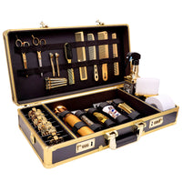 Hairdressing Tool Box Aluminum Alloy Cosmetic Box for Salon, Scissors Bag, Multifunctional Portable Beauty Box, Scissors Storage