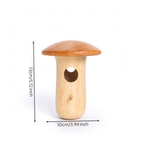 Toadstool Birdhouse Rustic Hanging Bird Feeder with Cord Outdoor for Gardeners