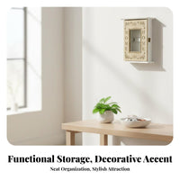 Wall Mounted Key Case Easy to Install Vintage Key Storage Box Great Gift Home Organization for Hallway