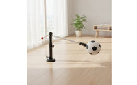 Indoor Soccer Training Device with Suction Cup Height-Adjustable Football Training Aid with Suction Cup Portable for Beginners, Kids, Home, Living Room