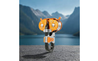 Compact Double-Pulley Trolley Automatic-Locking Aerial Traverse Line Pulley Trolley Aluminum Alloy High Strength for Climbers, Climbing