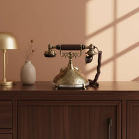 Decorative Landline Telephone Retro Design Antique Landline Phone Handset Keypad