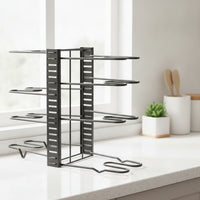 Pot and Pan Organizer Carbon Steel Pots and Pans Organizer Long-Lasting