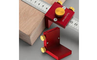 High Precision 90 Degree Corner Ruler Aluminum Alloy Woodworking Angle Square Lightweight Carpenter Square Long-Lasting for Woodworkers, Carpenters, Diy Projects, Workshop