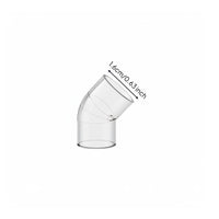 Clear Aquatic Aquarium Water Pipe High Clarity Transparent Acrylic Pipe