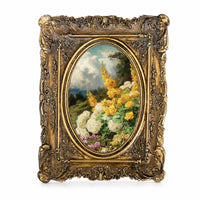 Resin Picture Frame Decorative Oval Picture Frame French Country for Bedroom