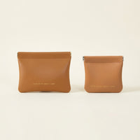 Large Cosmetic Bag for, Waterproof PU Leather Makeup Pouch with Clasp Closure, Lightweight Handbag Organizer for Daily Use