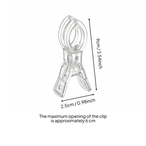 20 Pieces Balloon Arch Clip Reusable Clear Balloon Clip Heavy Duty