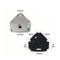 Quiet Type Compressor Cylinder Head Metal Body Air Compressor Side Cover for Machine Repair
