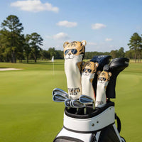 Tiger Driver Headcover Easy On and Detach Tiger Sport Headcover Creature Sport Club Cover Adds Character Embroidered Design
