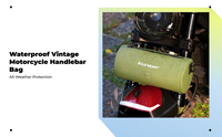 Waterproof handlebar bag for bikes