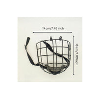 Hockey Helmet Cage with Chin Cup Ergonomic Hockey Helmet Cage Lightweight