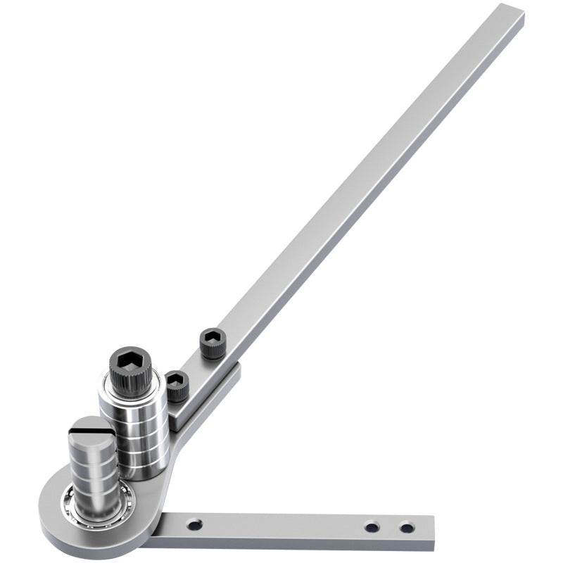 Manual Flat Iron Bending Machine for Copper Busbar, Steel Plate, Wire, 90-Degree