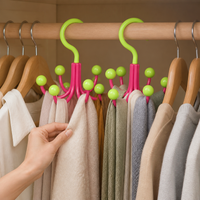 Dopamine Six-Claw Rotating Hanger for Wardrobe Organization