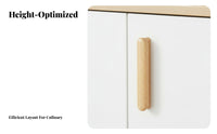 Buffet Cabinet with Drawers Freestanding Pantry Cabinet Kitchen Storage Hutch Coffee Bar Station Engineered Wood Construction Suitable for Home Living Room Kitchen Dining Room