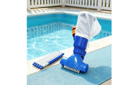 Portable Pool Vacuum Cleaner Jet-Style Pool Vacuum with Mesh Bag Slimline Manual for Above Ground Pools