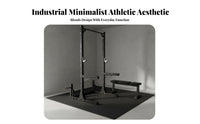 Multifunction Strength Rack Multi-Functional Adjustable Squat Rack Multifunctional Barbell Squat Stand for Weightlifters, Powerlifters