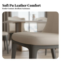 Upholstered Dining Chair Modern Design Curvedsupport Dining Chair Ergonomic Supportrest Gilded Legs for Adults, Restaurant