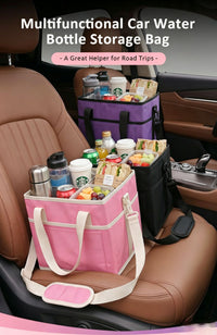 Large Capacity Four-Compartment Insulated Cooler Bag, Reusable, Portable, Shoulder Bag