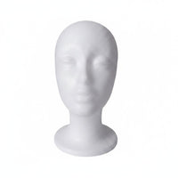Foam ‌hairpiece Head Easy to Store ‌hairpiece Display mannequin Head Beauty Accessory for Cosplay Users, Salon