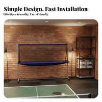 Table Tennis Ball Collection Net Sturdy Construction Table Tennis Ball Collect Net Stable Frame Athletic Gear for Instructor Es, Indoor, Game Rooms