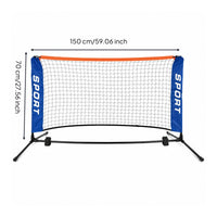 Easy to Assemble Sports Net System with Metal Frame Fast Setup Portable Sports Net Heavy-Duty for Driveway