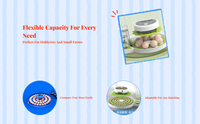 Egg Incubator, Auto Temp & Humidity, Hatching Birds