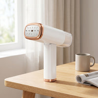 Foldable Handheld Steamer Portable Steamer with Stainless Steel Panel Compact Steam Iron 1000W for Apartment