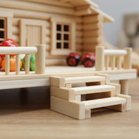 DIY Bamboo House Kit Creative Gift Wooden Tiny House Model for Hobbyists, Adults