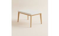 Foldable Folding Dining Table Wooden Rectangular Dining Table Compact Furniture Easy to Clean for Kitchen