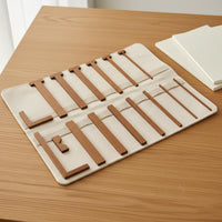 15 Pieces T Ruler Template Set DIY T Ruler Set Lightweight for Scrapbooking