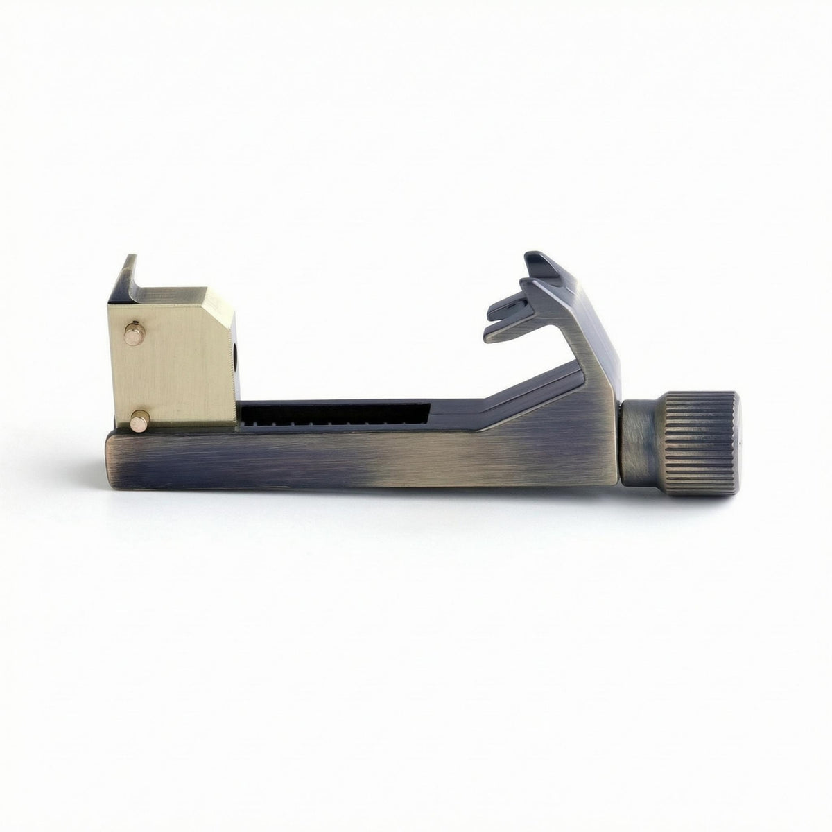 Coil-Actuated-Loaded Tremolo Bridge Clamp Knurled Guitar Bridge Damping Clamp Bronze Finish String Instrument Care Compact