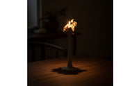 Textured Sculptural Candle Holder Wabi-Sabi Tabletop Candle Holder Modern Candlestick Stand Elegant for Art Collectors, Shelf