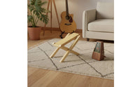 Adjustable Guitar Footrest Foldable Folding Guitar Footstool Stable Musical Accessory for Beginners, Practice