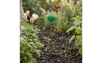 Metal Hummingbird Feeder Curved Arms Hummingbird Feeder Decorative Botanical