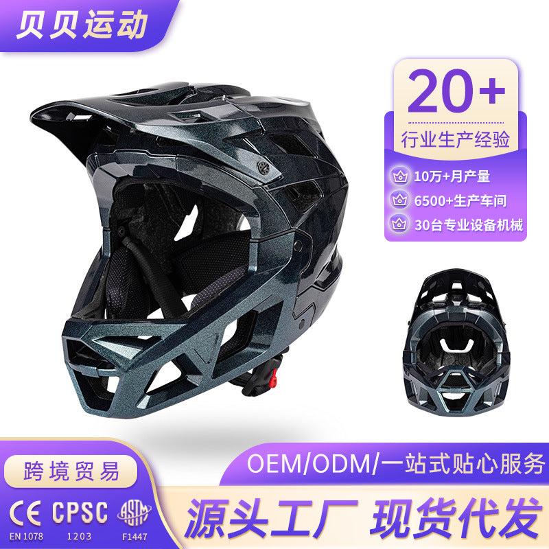 Adult Full Face Mountain Bike Helmet for Racing and Downhill