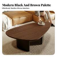 Irregular-Shaped Coffee Table Rustic Minimalism Artistic Household Furniture Minimalist and Aesthetic Statement Piece