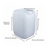 Stackable Drum Food Grade Square HDPE Barrel Built-in Handle Storage Barrel for Garage